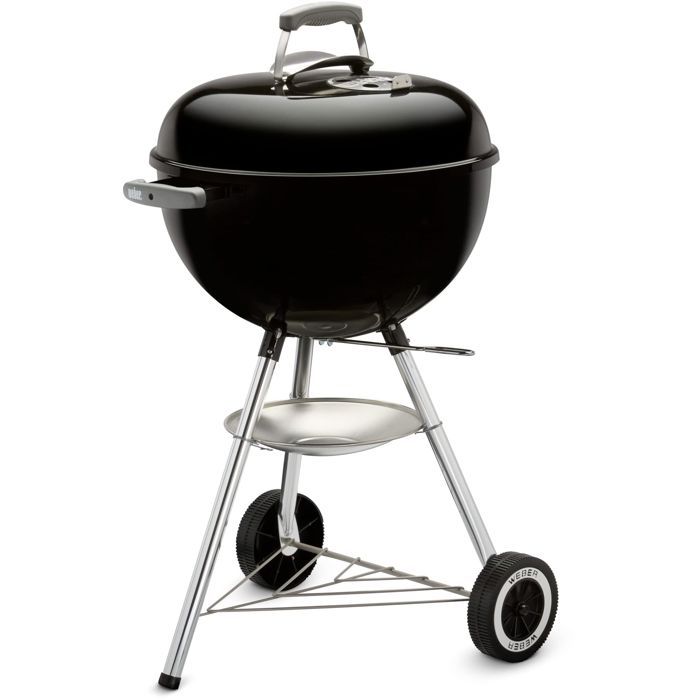 Charcoal barbecue - WEBER - Classic kettle - Enameled steel - Diameter 47 cm - Integrated thermometer