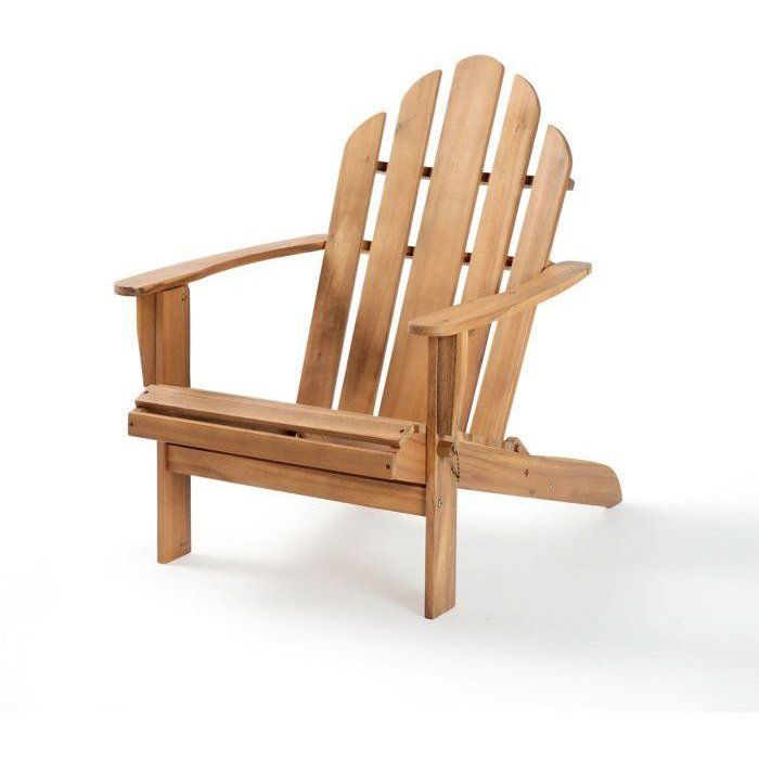 FSC acacia reclining garden chair - 72.5 x 89.5 x H.94 cm