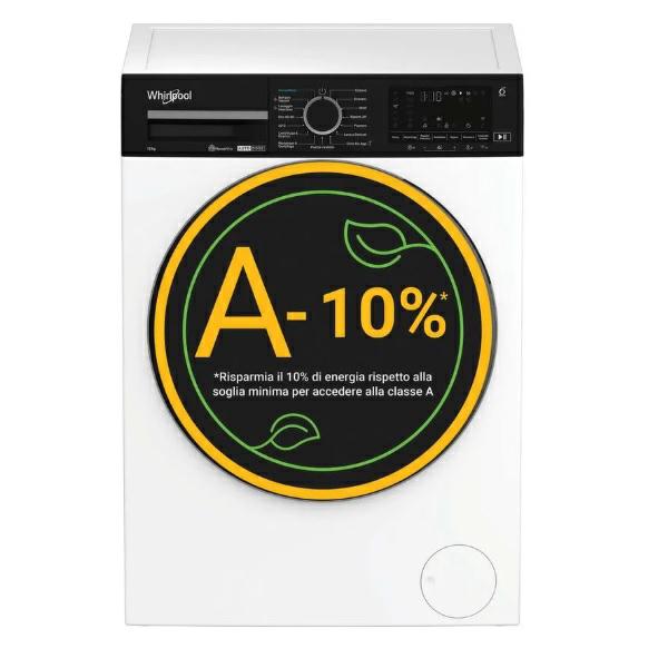 Washing machine 12 kg Whirlpool WIFI STEAM INVERTER 1400RPM WPM 27W ADS IT