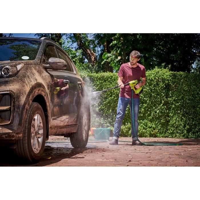 RYOBI ONE+ 18V RY18PW22A-125 battery-powered high pressure gun - 22 bar - 182 L - 1 18V 2.5 Ah battery and 1 1.5 A charger