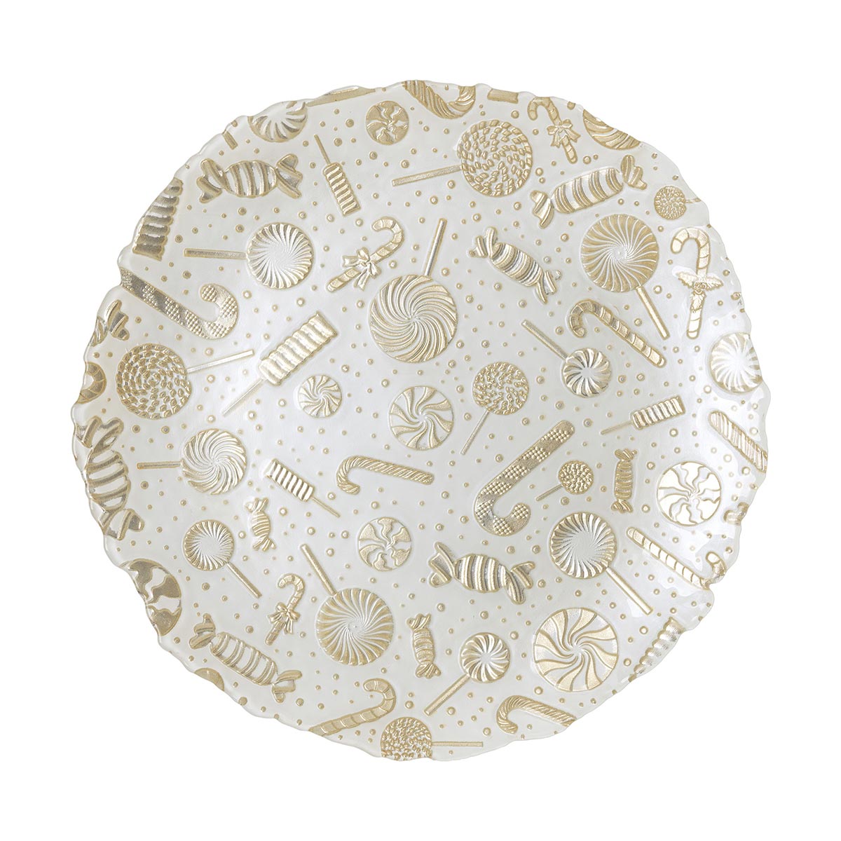 Glass panettone plate Ø 32 cm - Candy