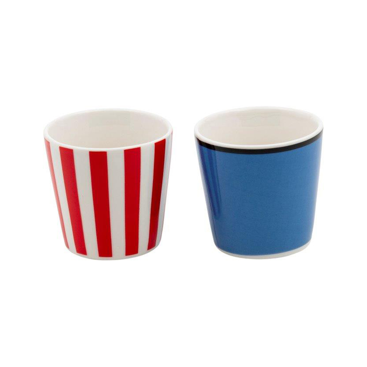 Set of 2 new bone china coffee glasses - 90 ml - Etna