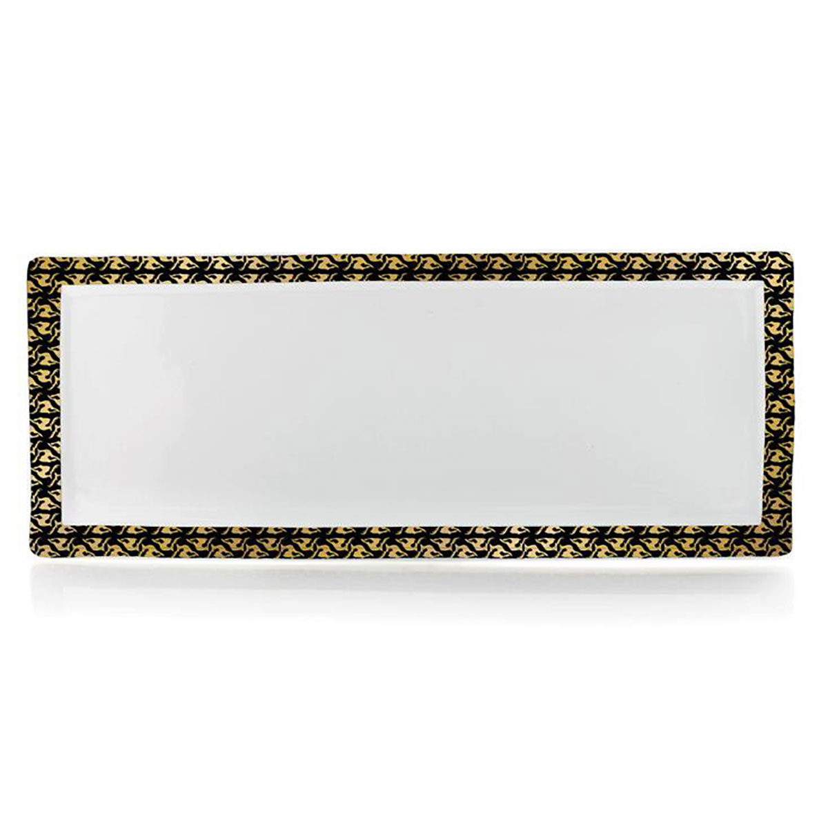 Porcelain nougat plate 35 x 14 cm - Ortisei