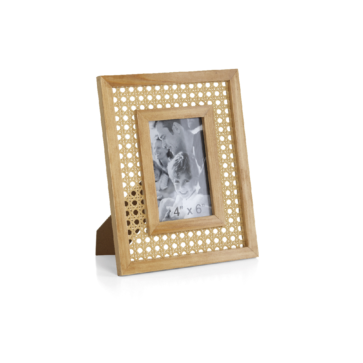 Photo frame - Format 10 X 15 Cm - Rattan