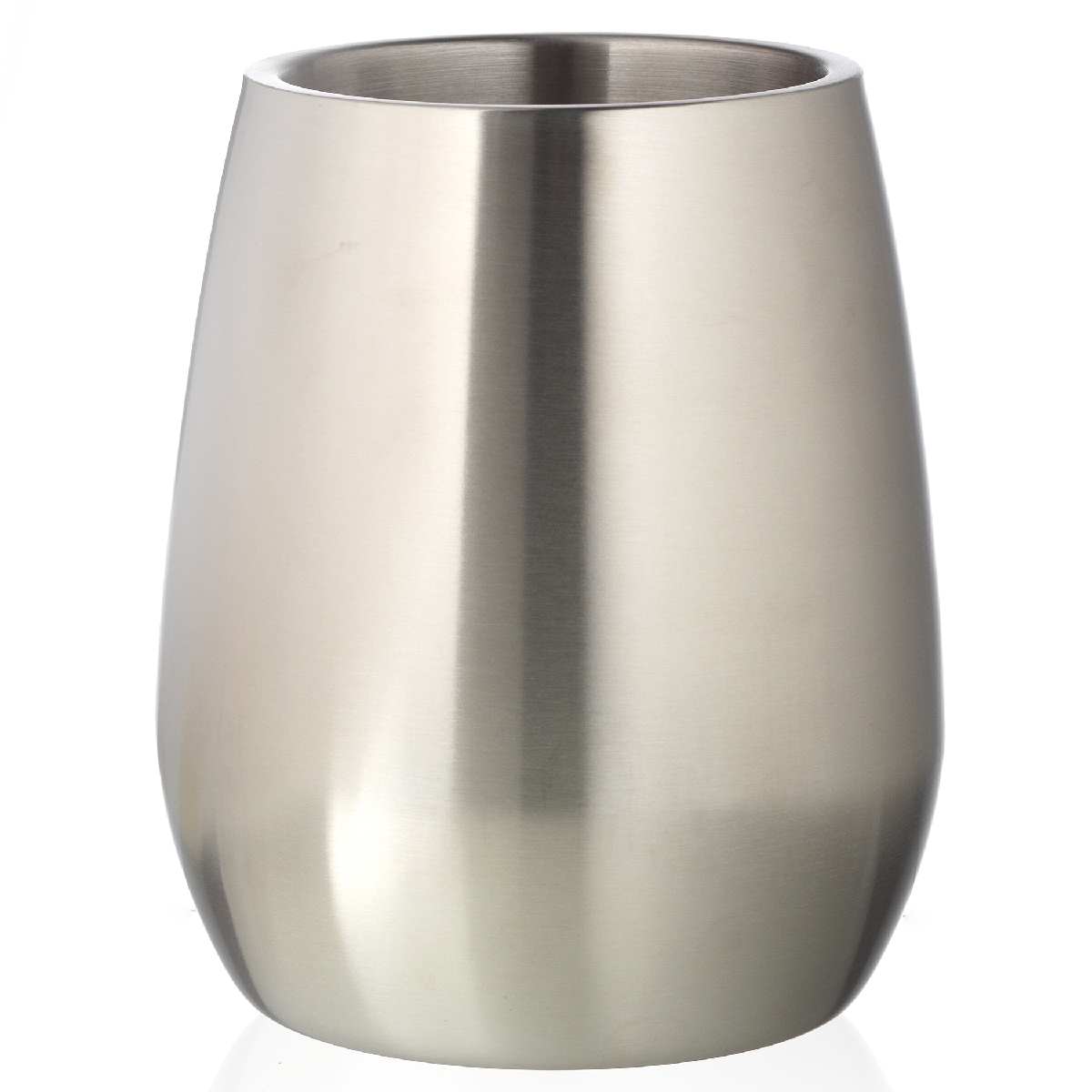 Steel wine bottle Ø 18.5 x h 19 cm - Wine&co