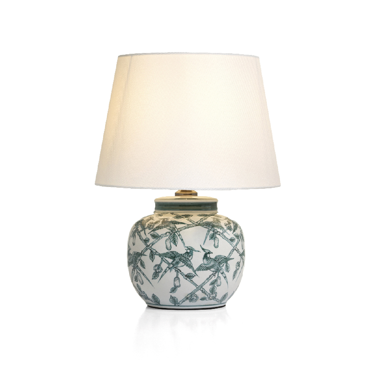 Table Lamp W/Hat - Jade