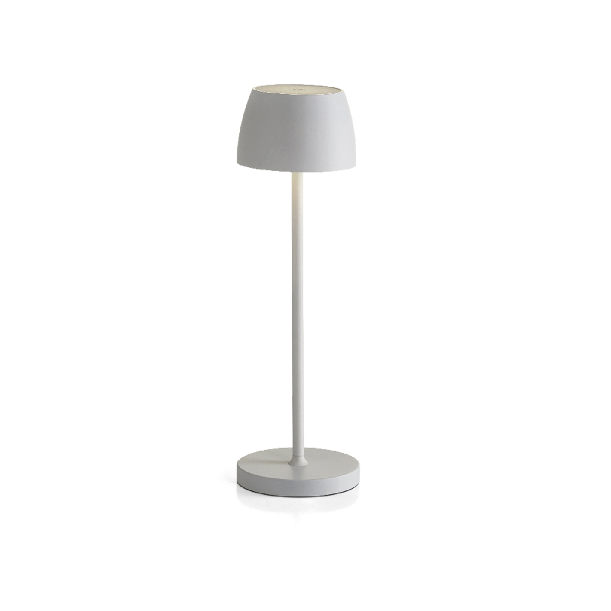 LED aluminum table lamp, USB charging, h 35 cm - Evviva