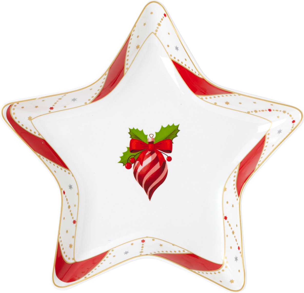 23 x 23 cm serving plate - Candy Canes