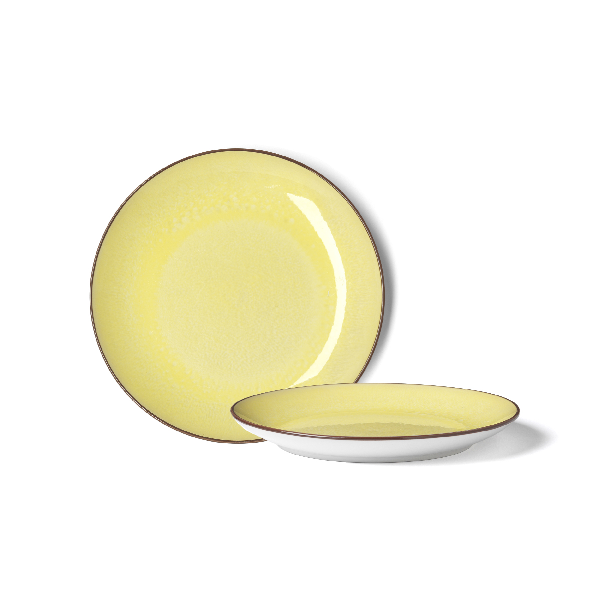 18-piece tableware (6 flat plates, 6 bottoms, 6 fruits) Ø 27 cm, Ø 20 cm, Ø 19 cm - Rainbow