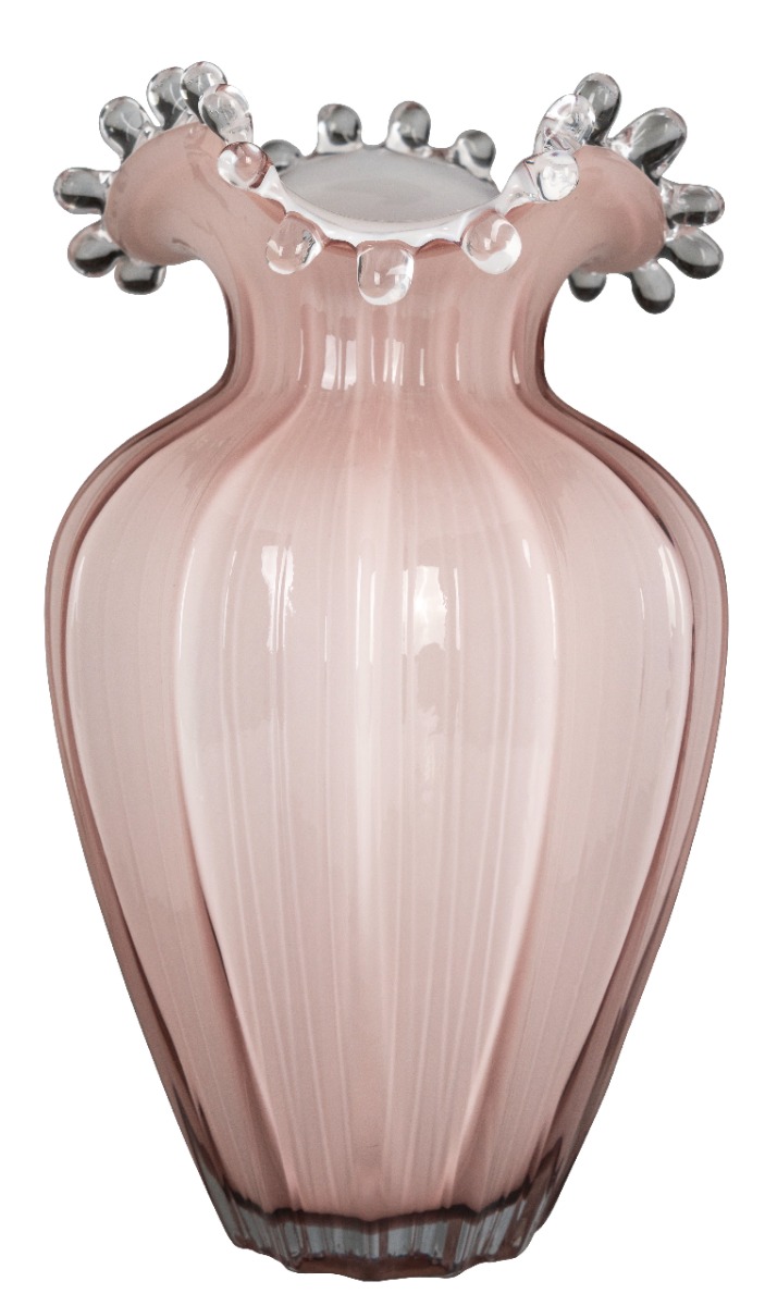 Cipria glass vase 21 x 21 x h 34 cm - Blossom