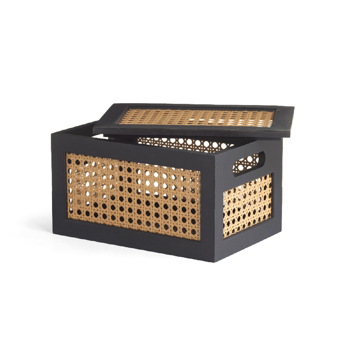Contenitore Multiuso C/Coperchio - Rattan