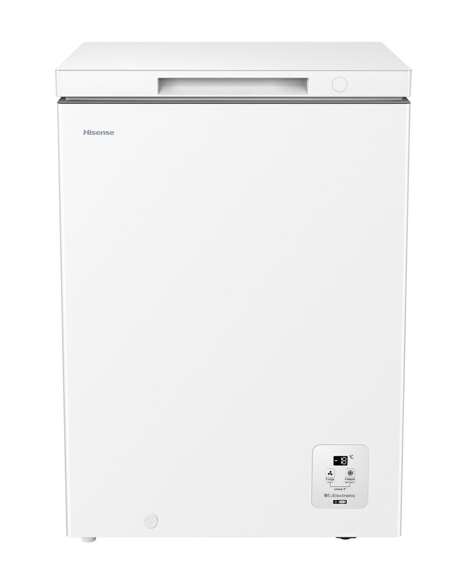 Hisense 141LT AND WHITE FT145N1AWE chest freezer