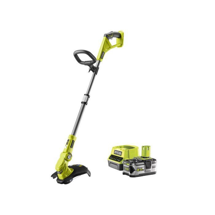 Edge Trimmer/Straightener - RYOBI - Cut Ø 25-30 cm - Wire Ø 1 x 1.6 mm - 1 18 V 5 Ah battery and 1 2A charger
