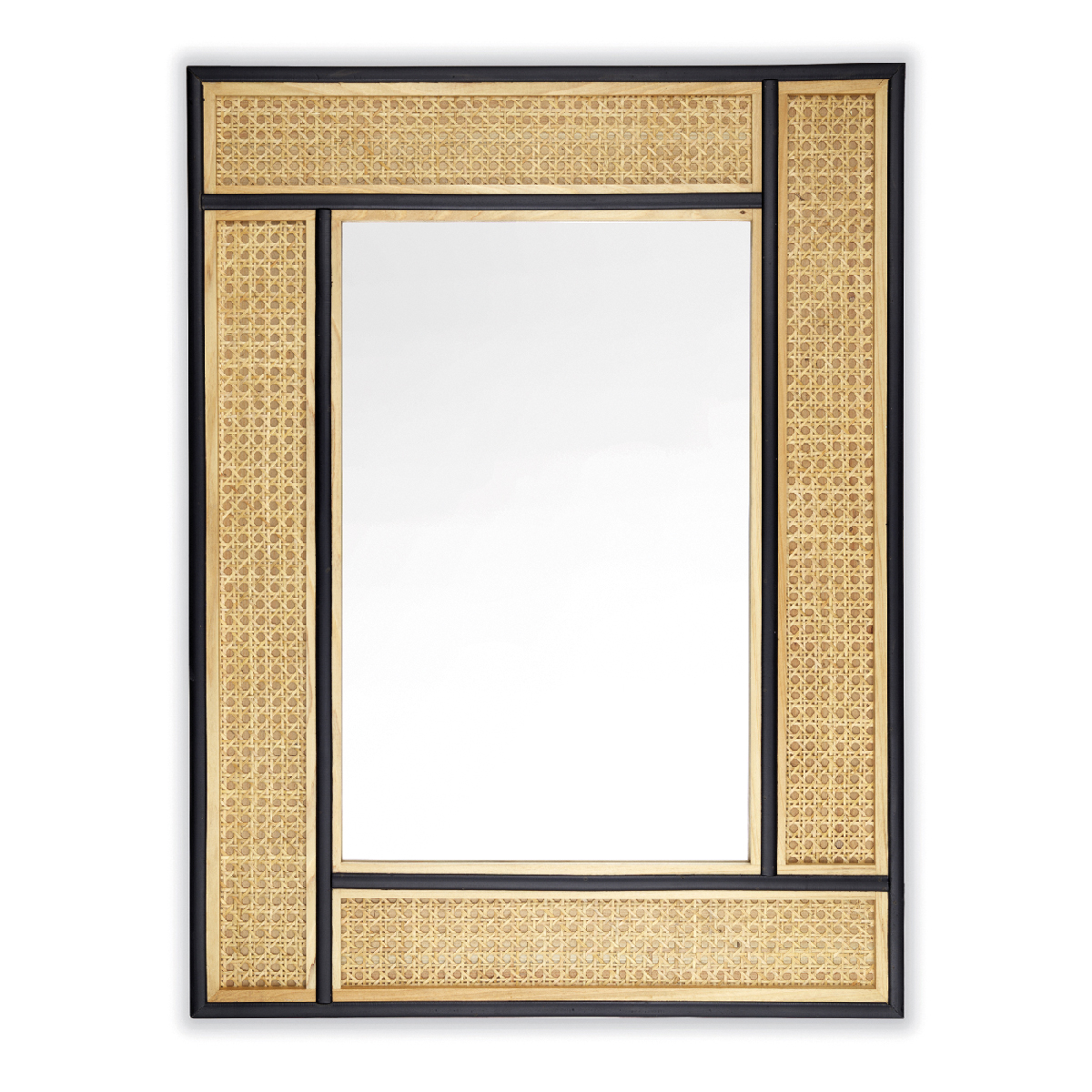 Mirror C/Frame - Rattan