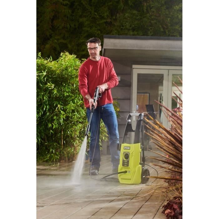 High pressure cleaner 1600 W 120 bar - 420 L - Flexible 5 m - integrated 0.9 L detergent tank - Vario Lance - Turbo Lance