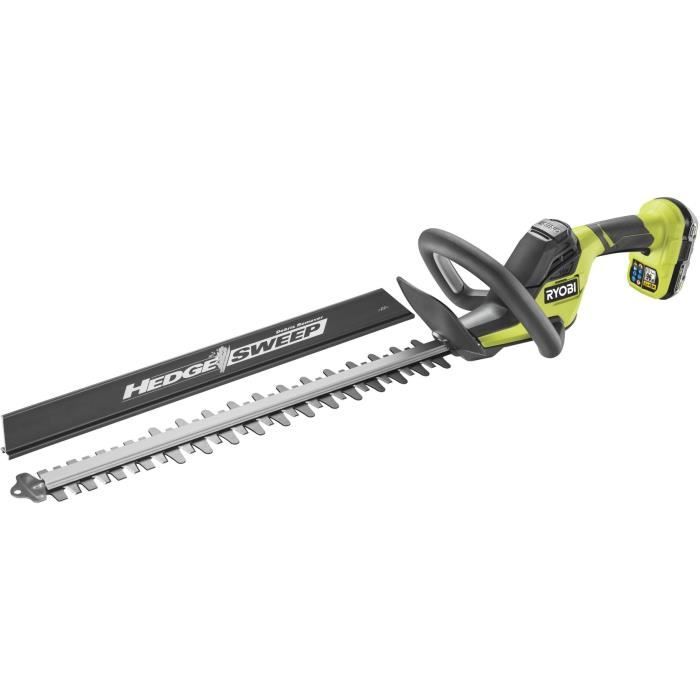 LINEA 18V hedge trimmer - in-line design - 50 cm blades - 24 mm distance - 1 lithium battery+ 18V 2.0 Ah and 1 battery charger 1.5 A