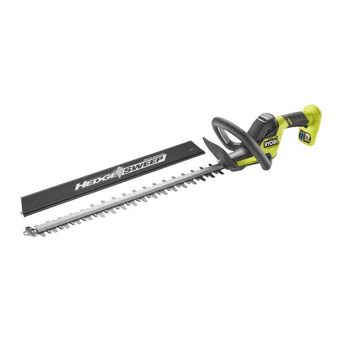 RYOBI ONE+ 18V LINEA cordless hedge trimmer - In-line design - 55 cm blades - 24 mm wheelbase - 1 18V 4.0 Ah battery and 1 battery charger