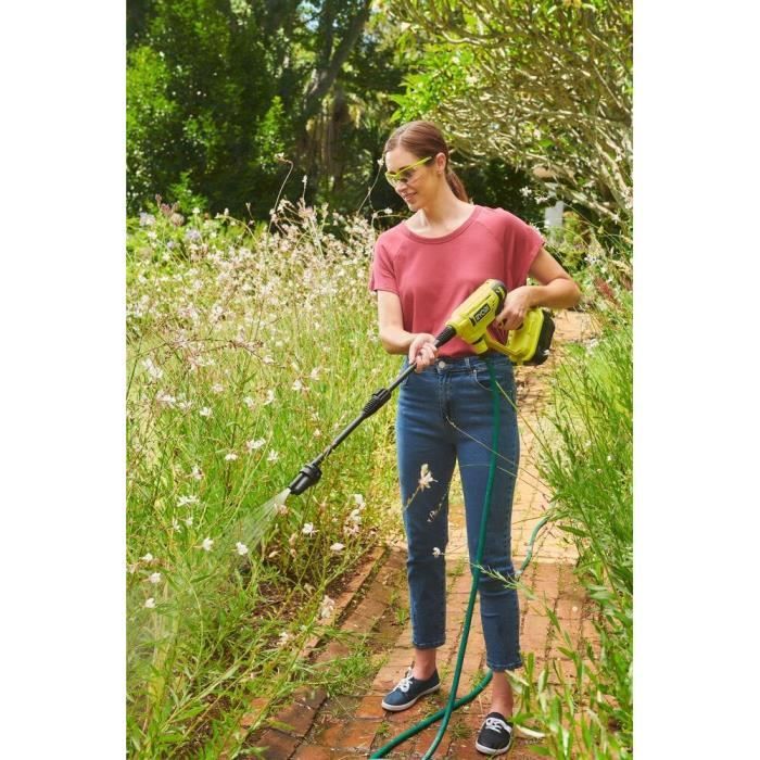 RYOBI ONE+ 18V RY18PW22A-125 battery-powered high pressure gun - 22 bar - 182 L - 1 18V 2.5 Ah battery and 1 1.5 A charger