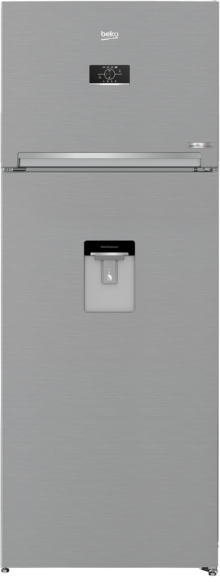 Beko TOTAL NOFROST 455LT 70CM INOX Double Door Refrigerator RDNE455E40DXBN