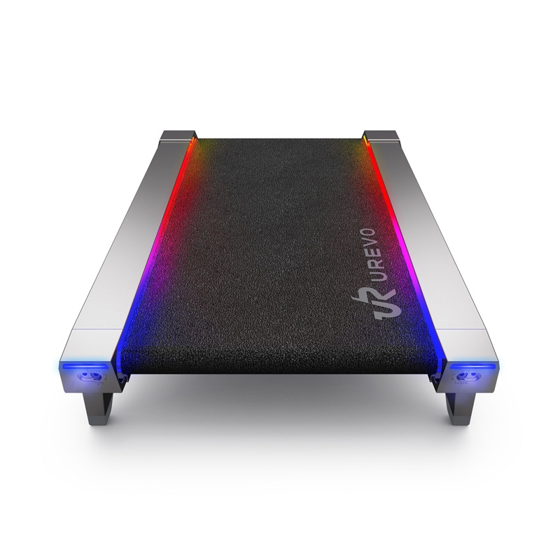 UREVO Cyberpad Electric Treadmill for Office (Silver) - Ideal for Home Fitness