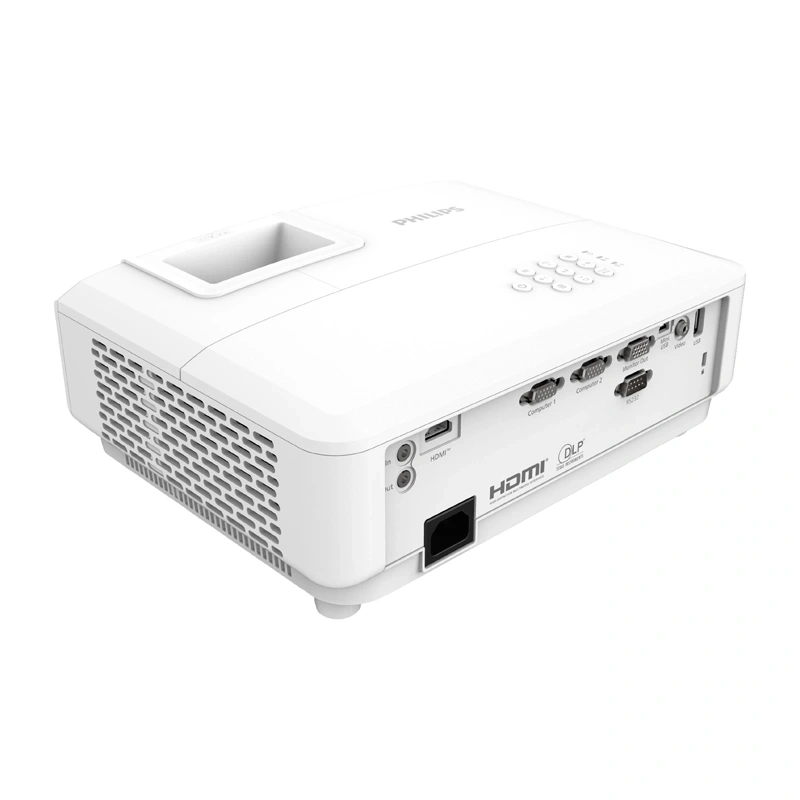 Proiettore Phillips PR-650 WXGA (Bianco) - Alta Definizione per Presentazioni Professionali