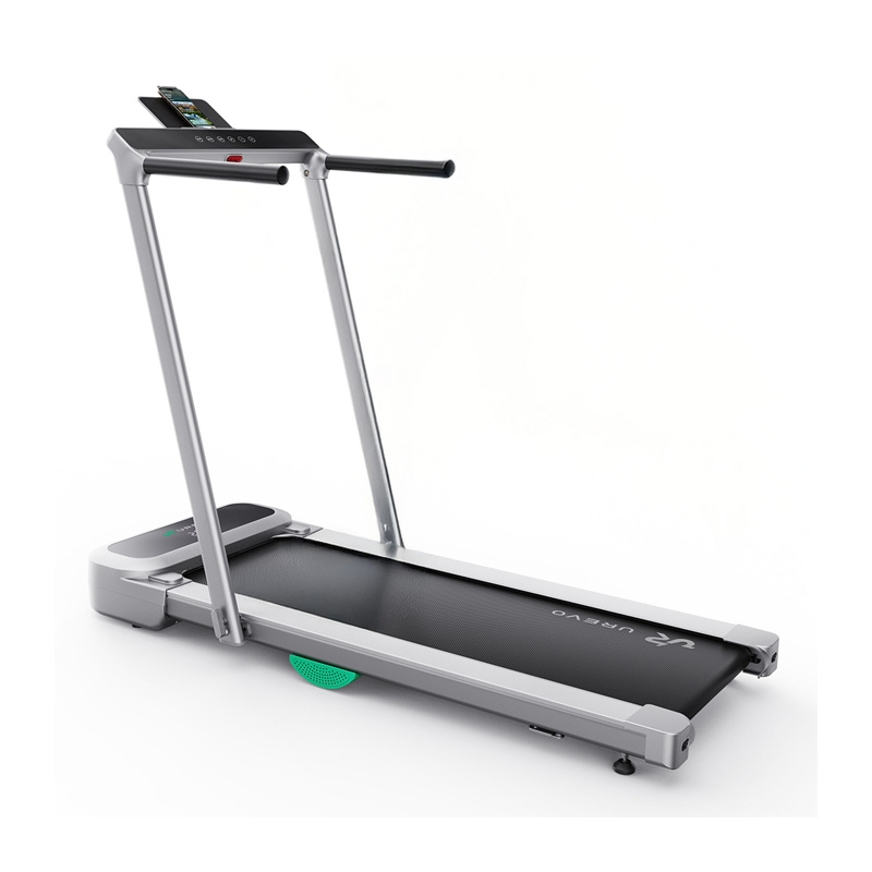 UREVO FoldiMix 5L Pro Folding Electric Treadmill (Silver) - Ideal for Home Fitness