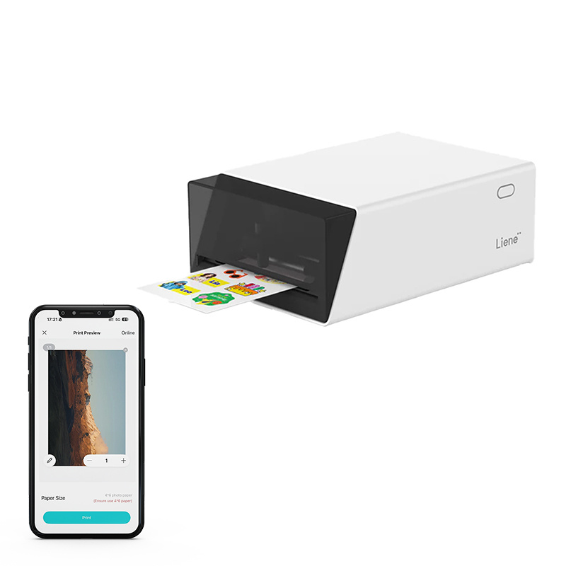 Liene Pix 2-in-1 Portable Photo Printer
