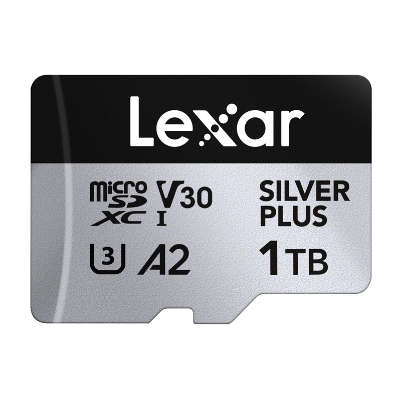 Lexar High-Performance Silver Plus microSDXC 1TB memory card + adapter