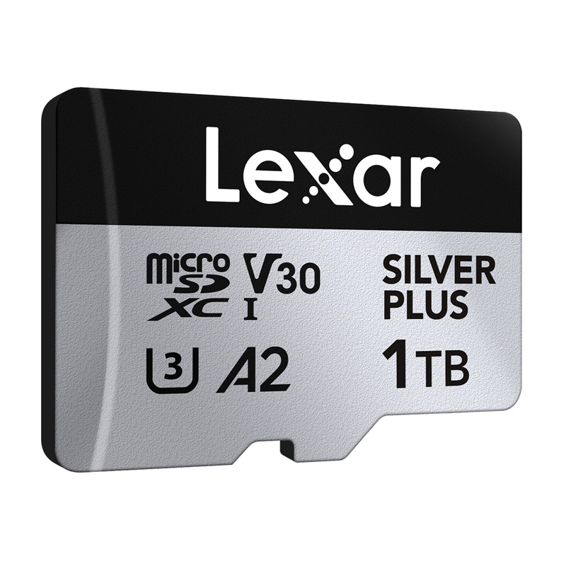 Lexar High-Performance Silver Plus microSDXC 1TB memory card + adapter