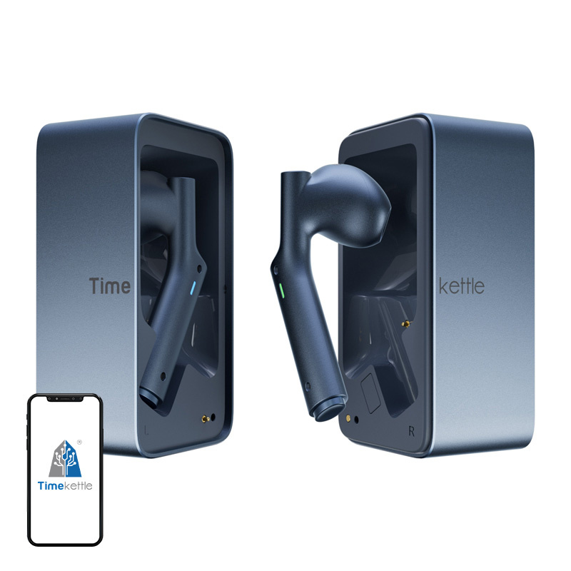 TIMEKETTLE W4 Translator Earphones (Blue)