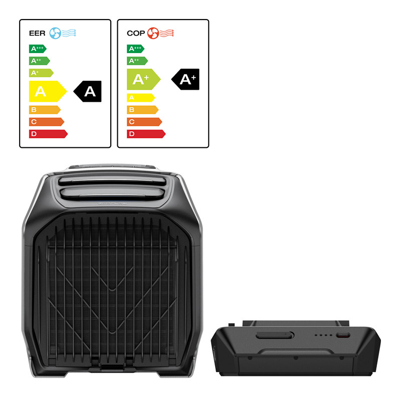 Condizionatore d'aria portatile EcoFlow Wave 3 con batteria