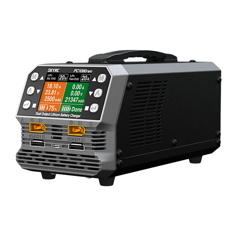 SkyRC PC1080neo Dual Channel LiPo Battery Charger - Optimized for e-commerce