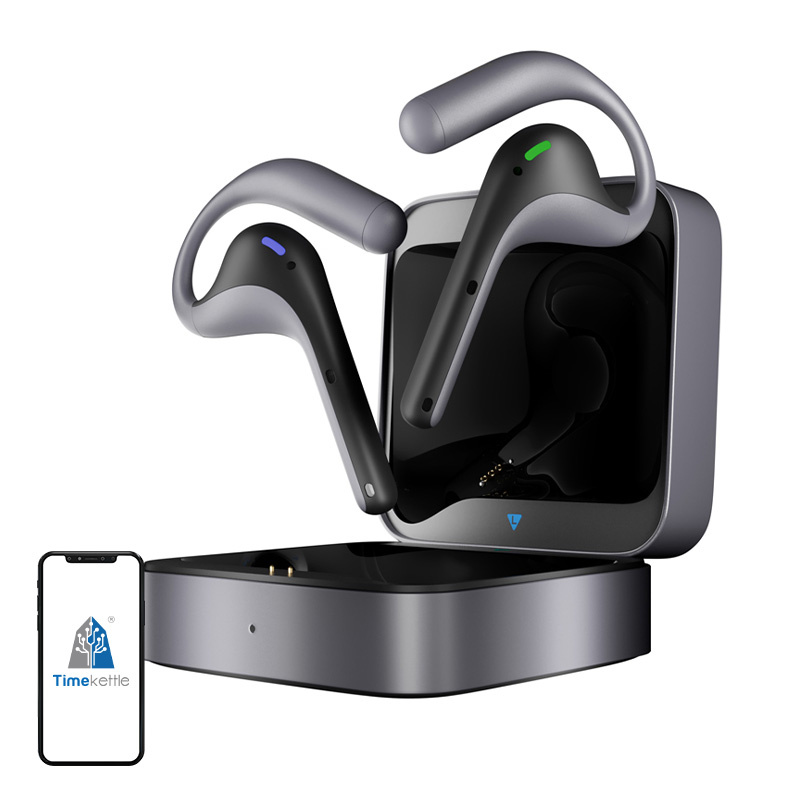 TIMEKETTLE W4 Pro Translator Earphones - Instant Translation Technology for Travel and Work