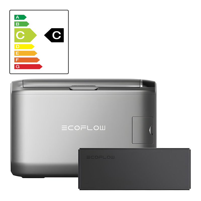 Set: Frigorifero Portatile EcoFlow Glacier 55L + Batteria da 298Wh