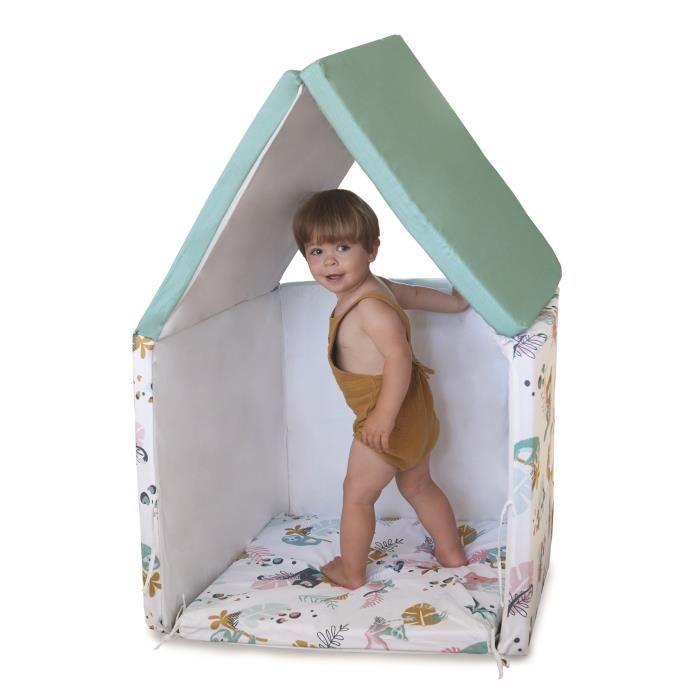 TINEO Maxi Tappeto Malin Jungle Buddies 5 in 1 - Evolutivo - Sfoderabile - 180x200 cm - Nuova collezione
