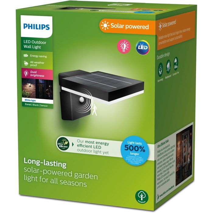 Applique da parete - PHILIPS - Zonale - Quadrato Solare - Ultra efficiente