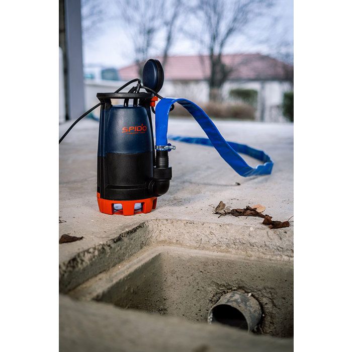 Pompa di scarico 3 in 1 - SPIDO - Classic VCDC-500-P2 - 500 W - Portata 12,5 m�/h