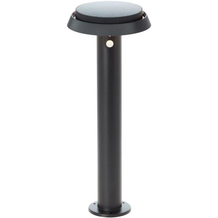 Terminale da esterno - BRILLIANT - ALVERO - LED e solare - Rilevatore di movimento - Metallo e plastica - 4 W - Nero
