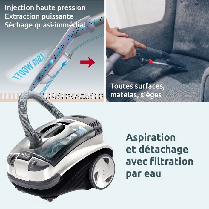 Aspirapolvere smacchiatore 2 in 1 - THOMAS - Aquatic Panda - 1700W max - 83 dB(A)