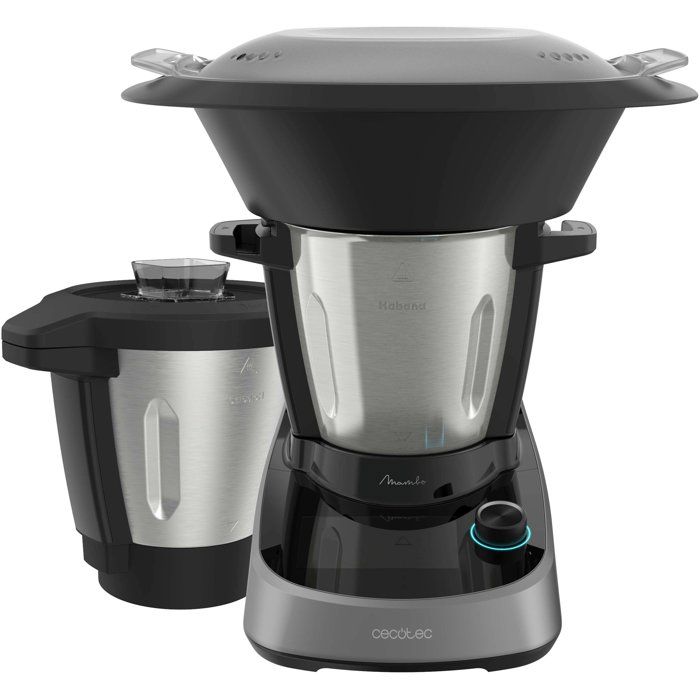 Robot da cucina - CECOTEC - Mambo Touch con ciotola Habana - 1600 W - 3,3 L - 37 funzioni - Grigio