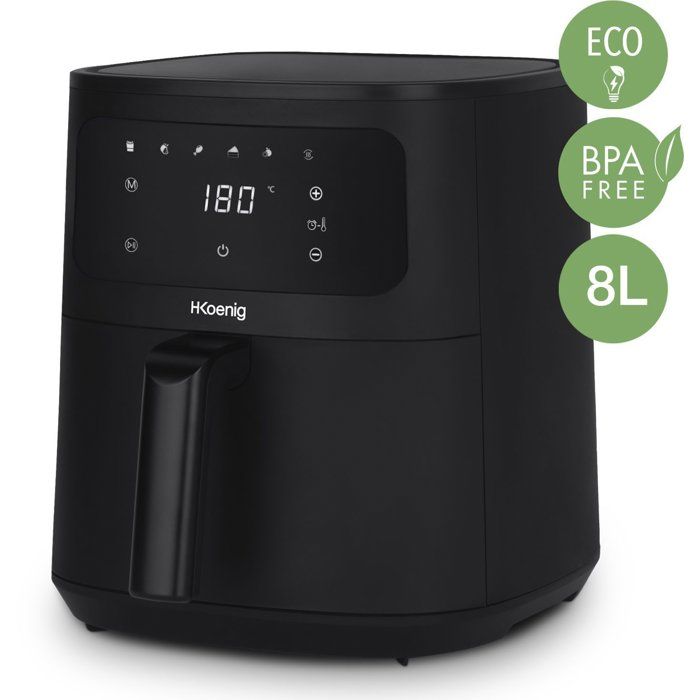 Friggitrice senza olio HKoeNIG - FRY880 - Capacit� 8L - 6 programmi di cottura - 1700W