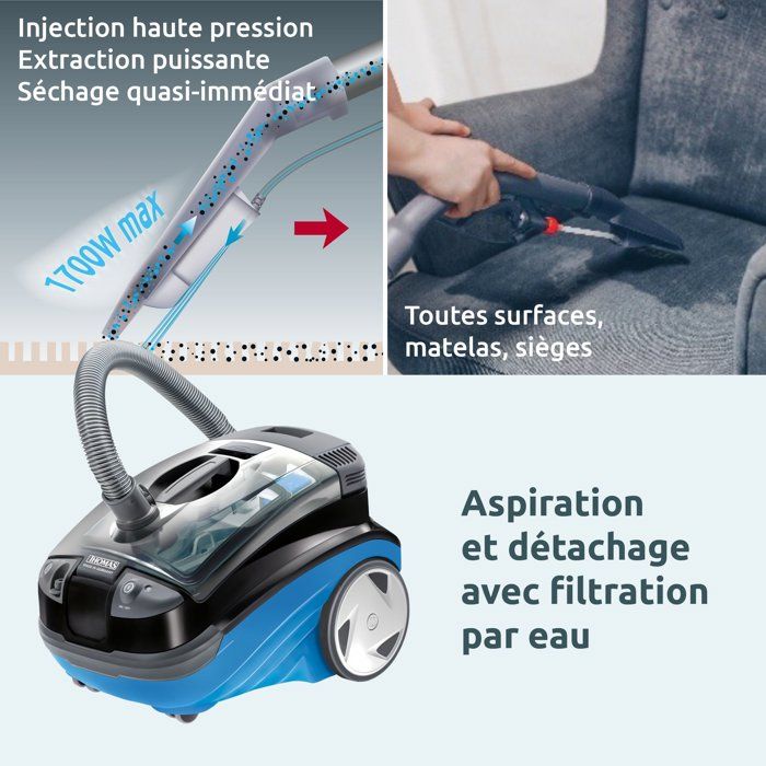 Aspirapolvere smacchiatore 2 in 1 - THOMAS Aquatic Jet - 1700W max - 83 dB(A)