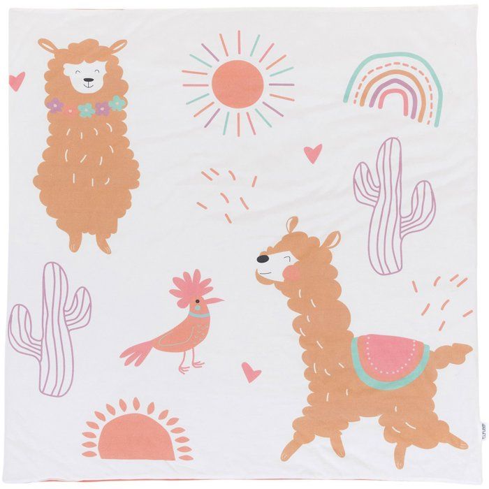 Tappeto da gioco portatile - TINEO - 100 x 100 cm - Alpaca