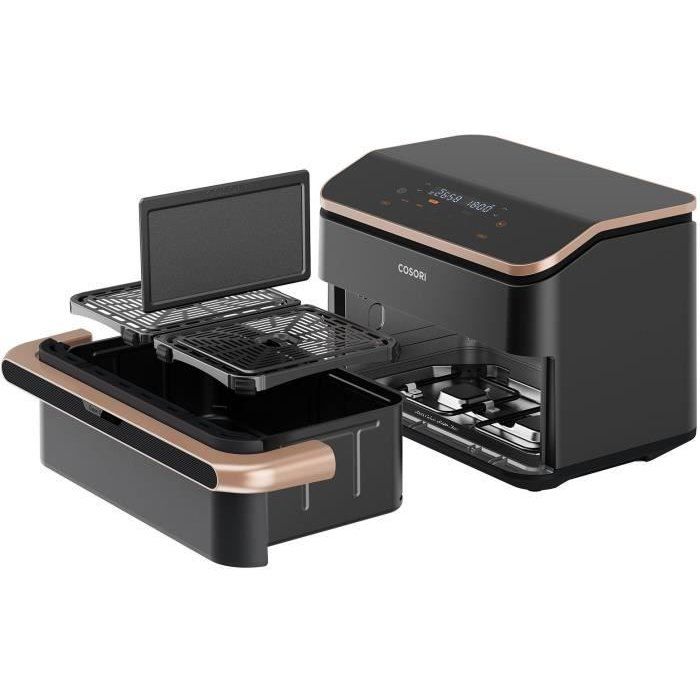 Friggitrice senza olio COSORI - Dual Blaze Twinfry Chef Edition - Capacit� 10 l - 6 programmi - 2800 W - Nero