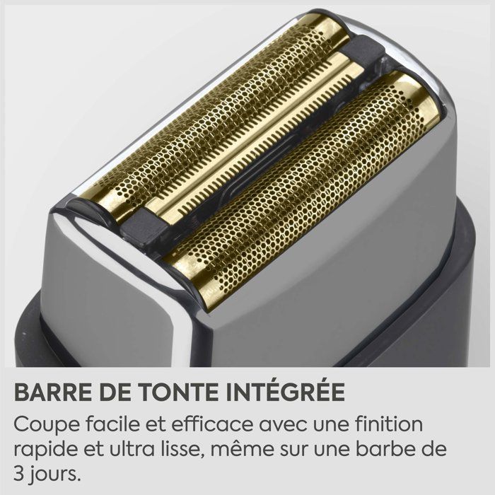 Rasoio elettrico - BABYLISS - FS991DE - Doppia lamina in titanio - Impermeabile - Autonomia della batteria: 2 ore - Super-X Metal