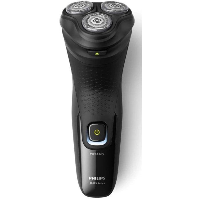 Rasoio elettrico - PHILIPS - Serie 3000X X3021/00 - Uso asciutto e bagnato - Lame ComfortCut - Testine flottanti 3D