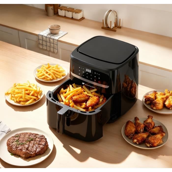 Friggitrice ad aria Continental Edison CEFR240092L - 1800W - 9,2L - Nero