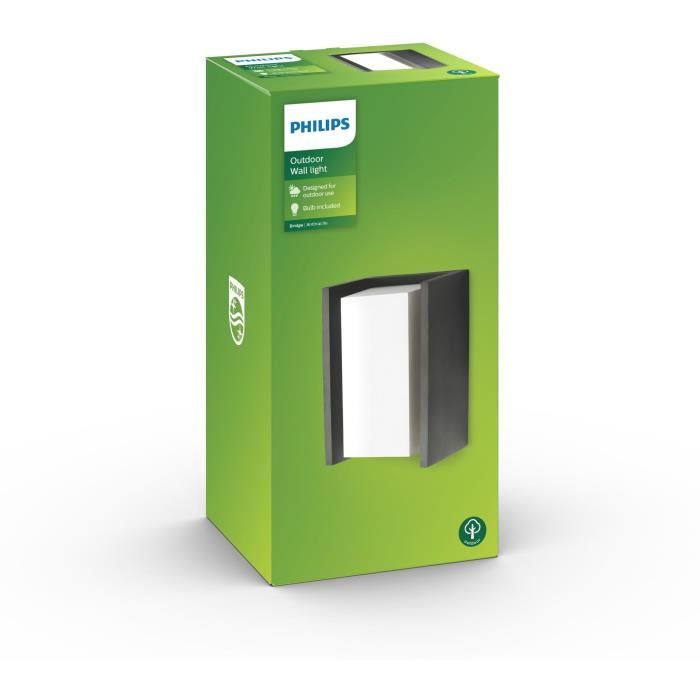 Bridge Philips Wall Light - 1x15W - Antracite
