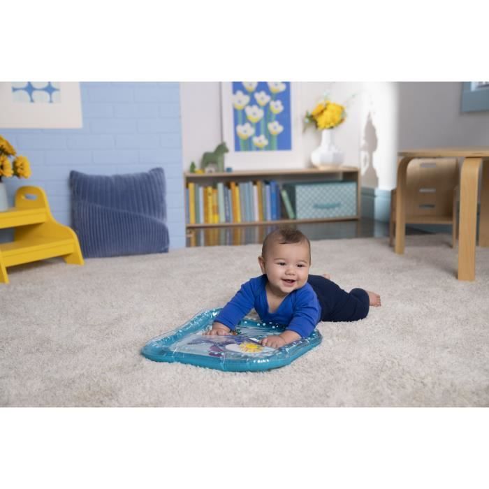 DISNEY BABY - STITCH - Tappetino ad acqua per neonati, gioco sensoriale ed educativo, gonfiabile, facile da pulire, pieghevole, dalla nascita