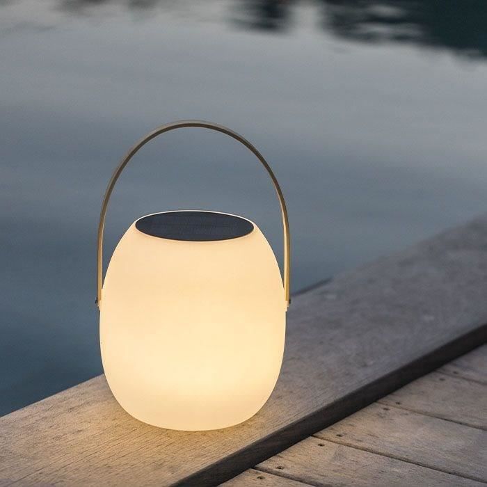 Lampada solare portatile - LUMISKY - JIMMY - LED bianco - H34 cm - Porta di ricarica USB